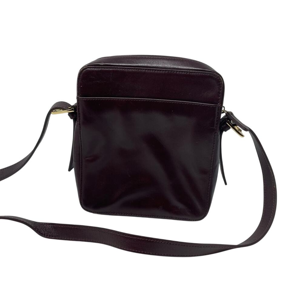 Etienne Aigner Dark Brown Leather Shoulder Bag Vintage